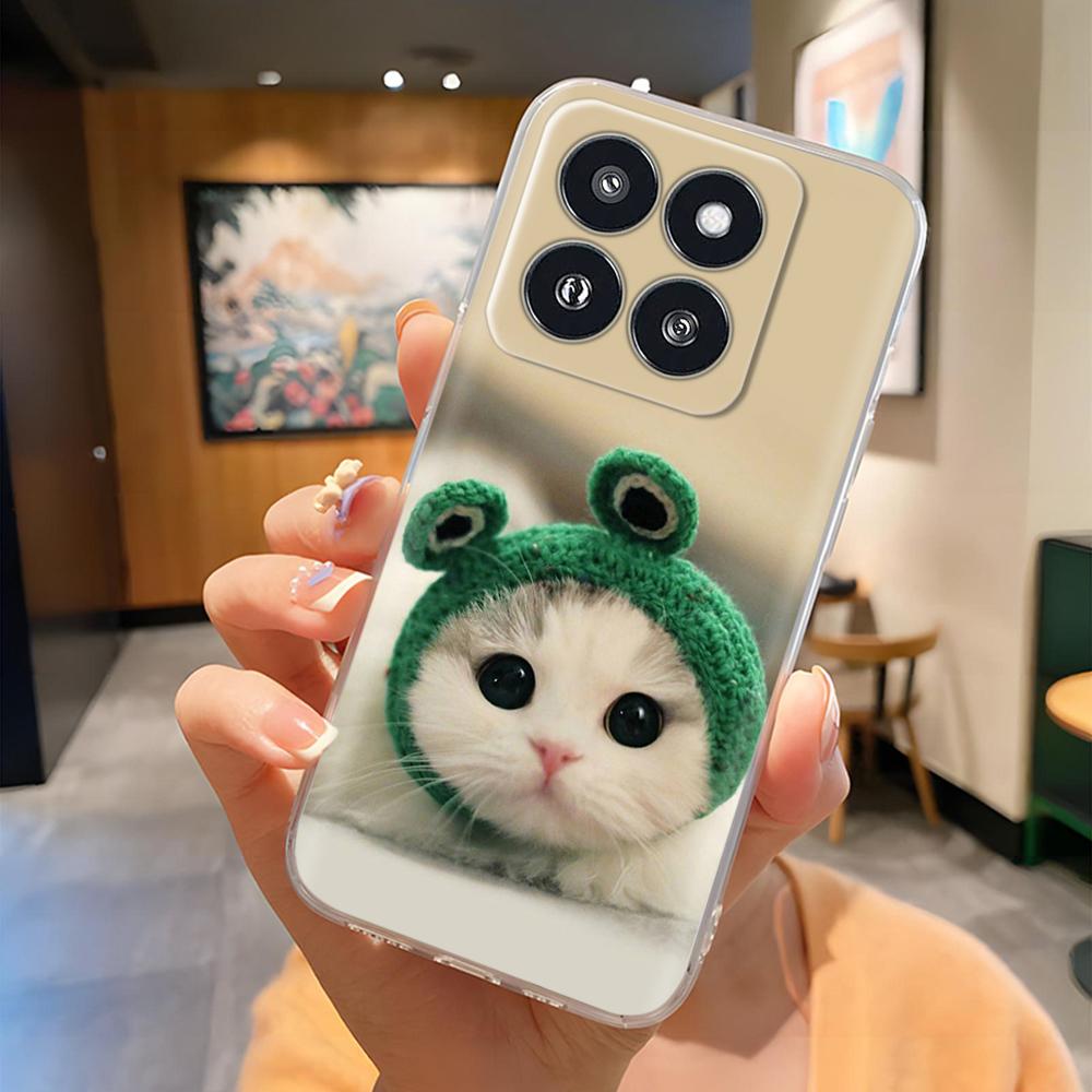 For Xiaomi 14 Pro Case Clear Creative Soft Silicone Phone Cases For Xiaomi 14 Mi 14 Mi14 Back Cover For Xiaomi Mi14 Pro Shells