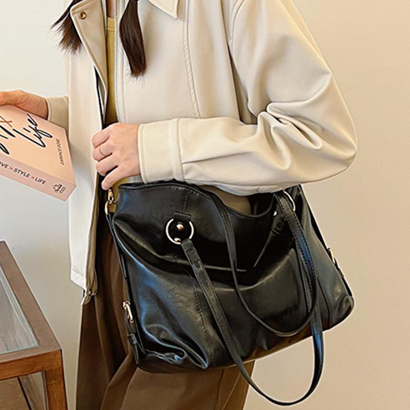 Fashionable Large Capacity Fashionable Retro Women S Shoulder Bag  Tote Bag