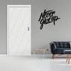 Never Give Up Metal Wall Art Modern Home Decor Rustproof Indoor Outdoor