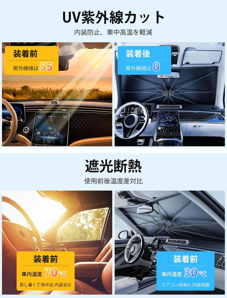 Car Sunshade for Front Car for 2024 Car UV Heat Light Front Rearview Mirror Protects Against Drip Car Sunshade Heat Sunburn UV Easy Convenient