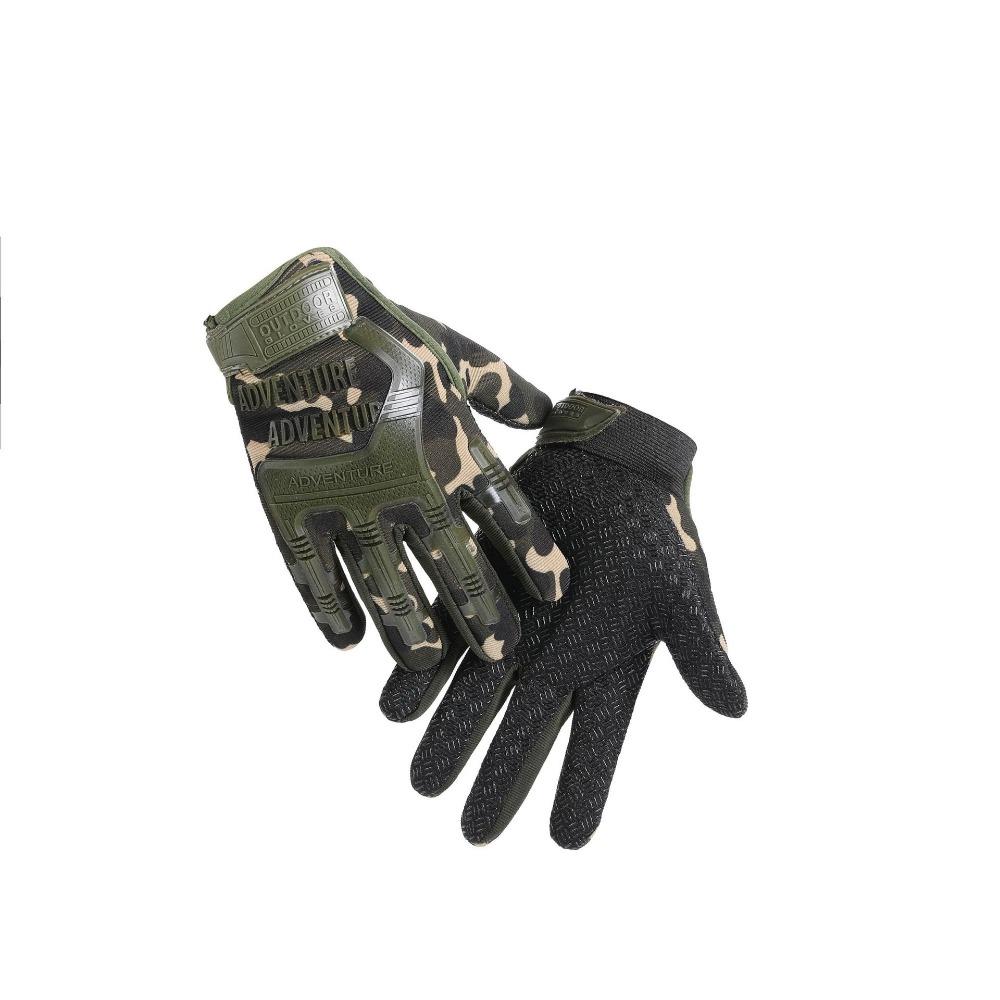 Tactical Gloves Outdoor Sports Half Finger Seal Technician Special Forces Camouflage Fitness Male Long Finger Fighting Protection Work