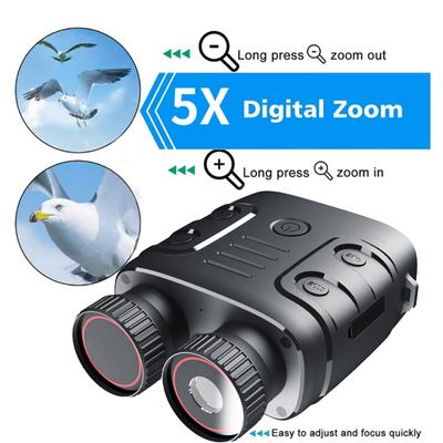 R18 1080P távcső infravörös éjjellátó készülék 5X távcső nappali éjszakai használatra fényképes videó digitális zoom készítése vadászhajózáshoz