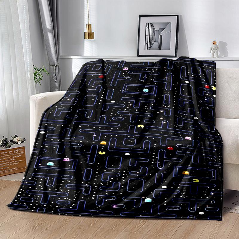 Pixel-Spiel Flanelldecke Weich Warm Ganzjahres-Überwurf, Design für Camping, Autoreisen, Wandern Sofa, Bett, Büro Perfektes Geschenk für Partys