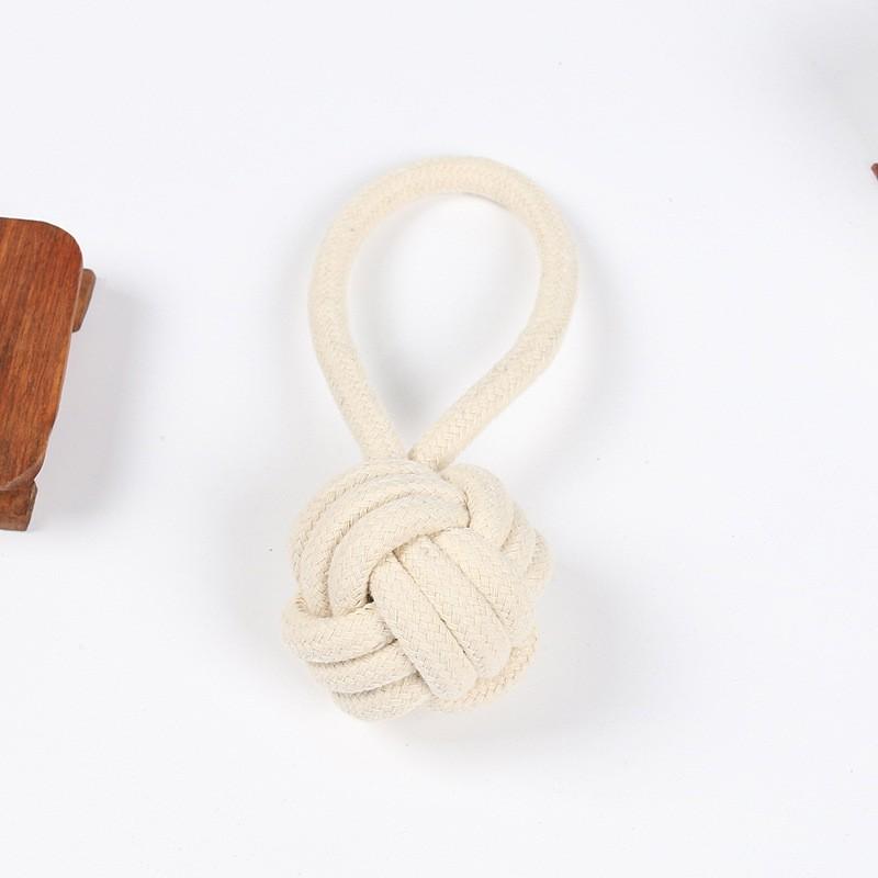 Durable Cotton Rope Dog Chew Toys Set Knot Ball Tug Toy Bone Ring More Small To Large Dogs