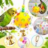Bite Resistant Bird Chew Ball Detachable Foraging Ball New Parrot Chewing Toy  Macaw