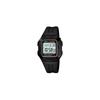 Casio Basic Digital F-201WA-1A Watch Black Resin Case Water Resistant Digital Display