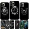 Funda para teléfono con diseño de bruja y gato, colorida y adorable, para iPhone 17 Air 13 12 14 15 16 y Apple 14 15 16 Pro Max Plus.