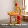 Compact Cat Climbing Frame Space-Saving Activity Tree Freestanding Pet