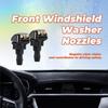 Universally Front Windshield Wiper Arm Washer Nozzle Spray Unit with 2 Holes Wiper Water Spray Jets