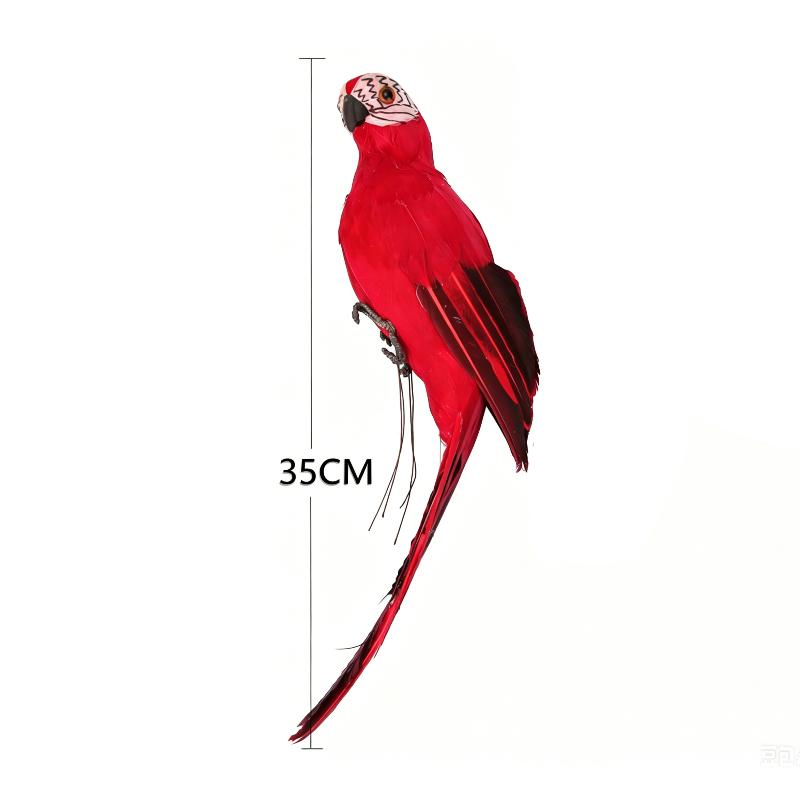 25/35Cm Simulation Parrot Garden Decoration Creative Lawn Figurine Ornament Animal Bird Outdoor Garden Party Prop Decoration