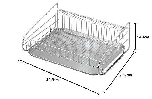 Wahei Freiz SUI Meister Large Dish Drainer for Kitchen Storage, Made in Japan, SUI-715