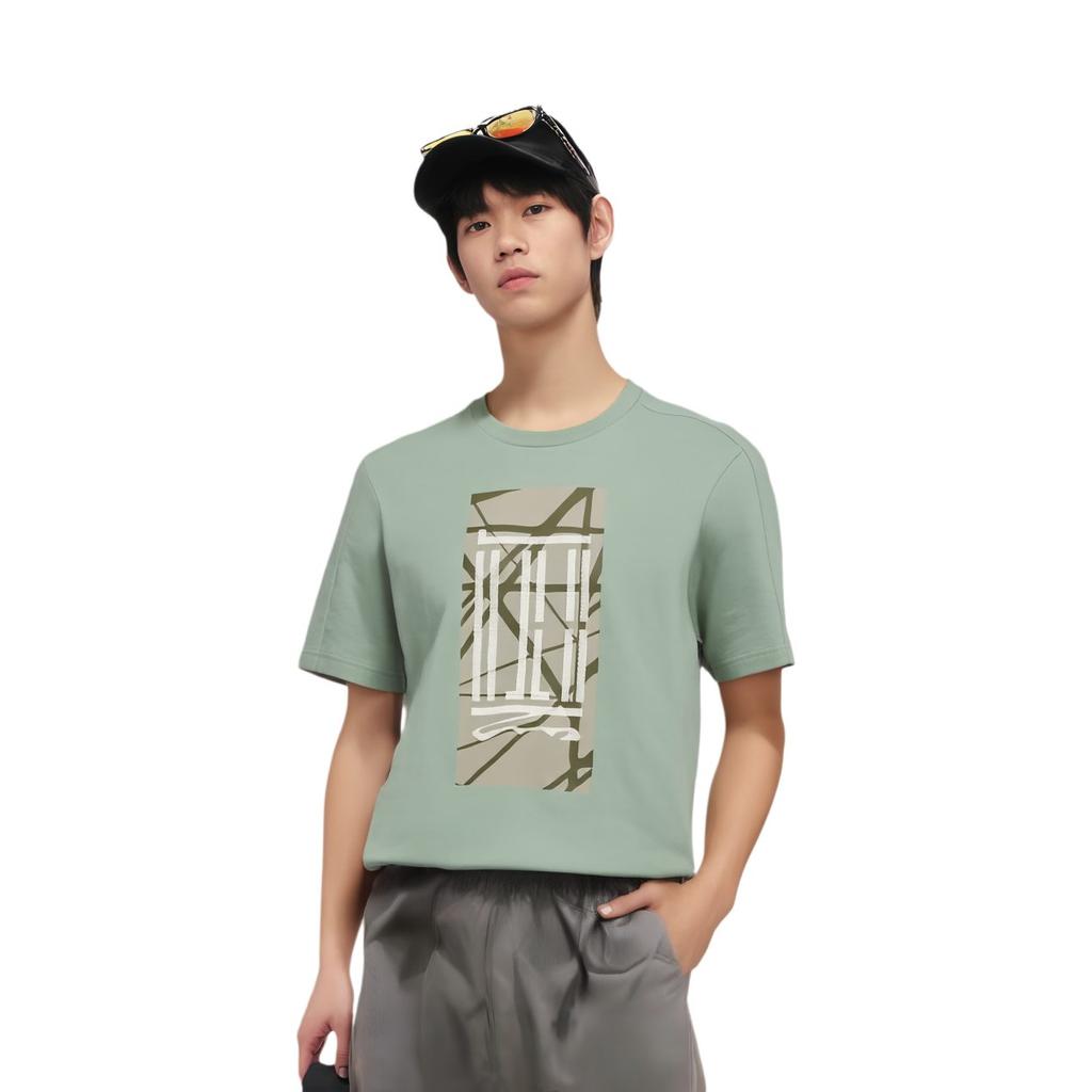 Adidas T Shirt Men's Dusty Green IA8148