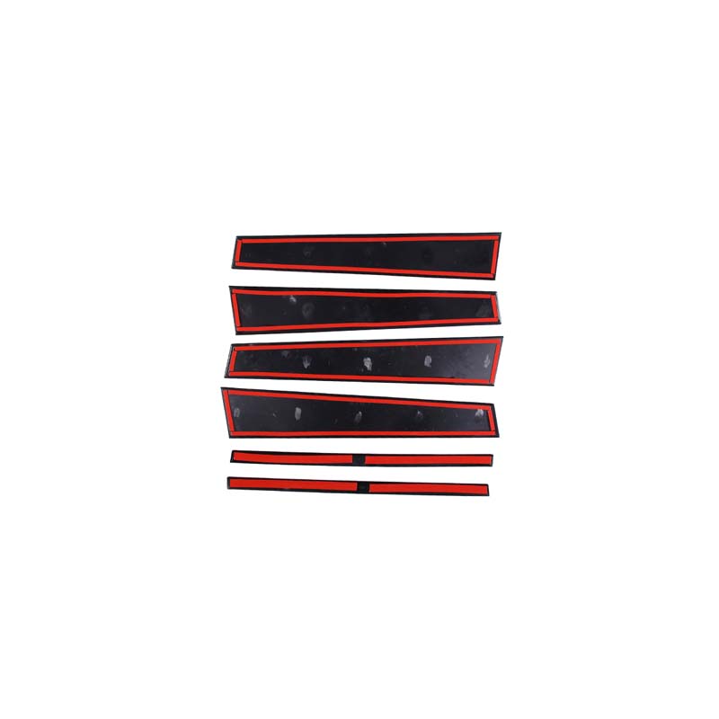 For Land Rover Discovery 3/4 LR3 LR4 2004-2016 ABS Black Car Window B-pillar Center Pillar Trim Strips Sticker Car Accessories