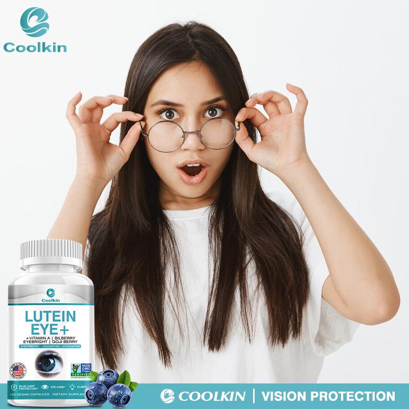 Lutein Eye Care Capsules - Contains Vitamin A, Zeaxanthin, Astaxanthin, and Bilberry Extract - Vision Health Supplement