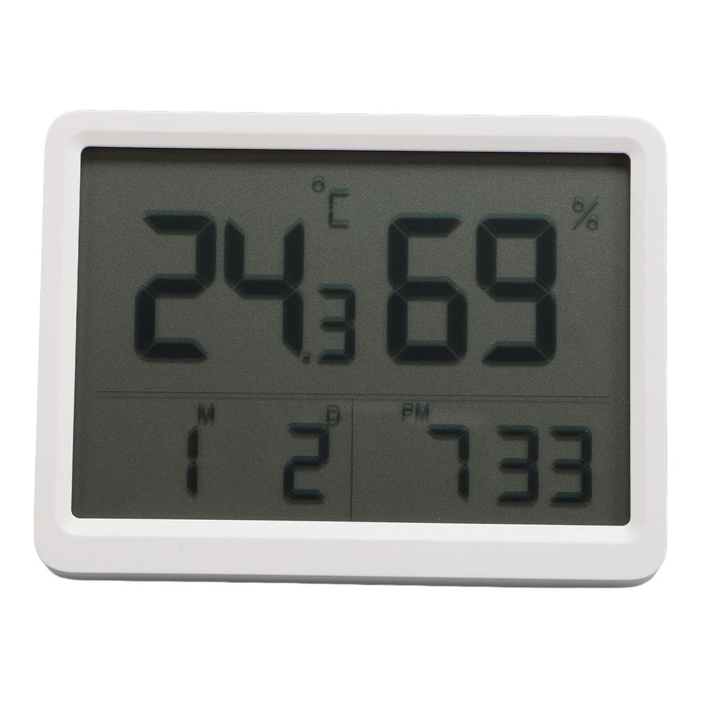 LCD Temperature Humidity Meter Professional 4 Inch Large Screen Accurate High Sensitivity Digital Indoor Thermometer