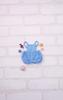 Hamanaka DIY Fluffy Plush Toy Pumpkin Pants Blue Kit Dress-Up Jumpsuit, H481-504,