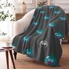 D-Dragon Quest Slimes Throw Soft Flannel Throw Summer Blanket Lightweight Cozy Nap Blanket for Sofa Bed Travel