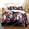 Bungo Stray Dogs Nakahara Chuya Beding Set 3D Printed Suitable for Bedrom Soft Duvet Cover Set With Pilowcases Children Kids Home Textile