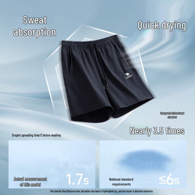 CAMEL Women's Summer Quick-Dry Cargo Shorts