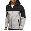 Men Hoodies Casual Hoodies for Men with Zip Pockets Full Zip Long Sleeve Sweatshirt Sports Hooded Jacket