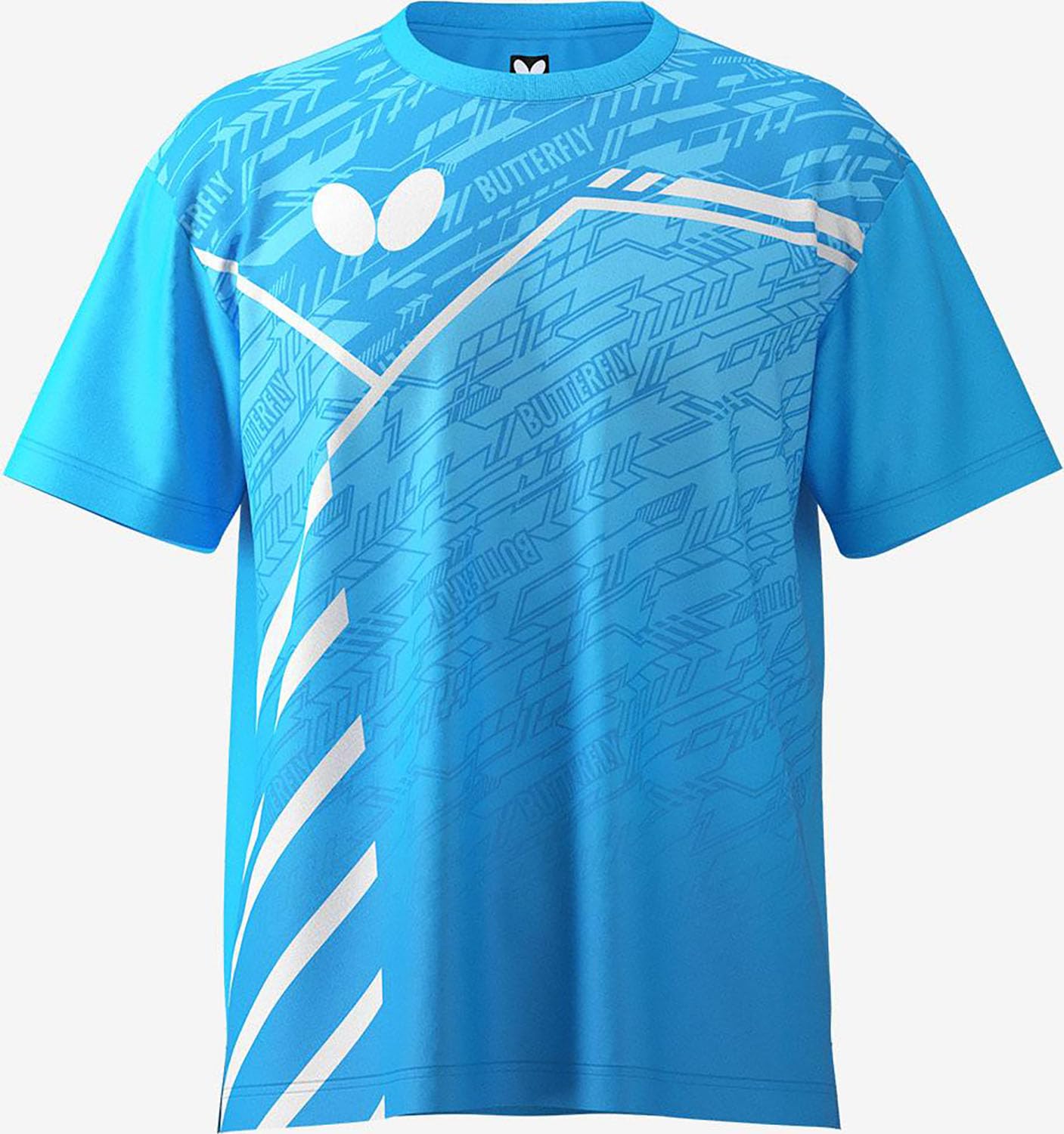 

Butterfly Recut 46790 Small T-Shirt, Moisture-Wicking, Quick-Drying, Stretch, Sky,