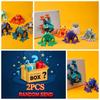 11cm 1D Printing Tree Frog Fridge Magnet Joint Movable Frog Ornament Kitchen Home Decoration Cute Animal Art Toy Gift for Friend