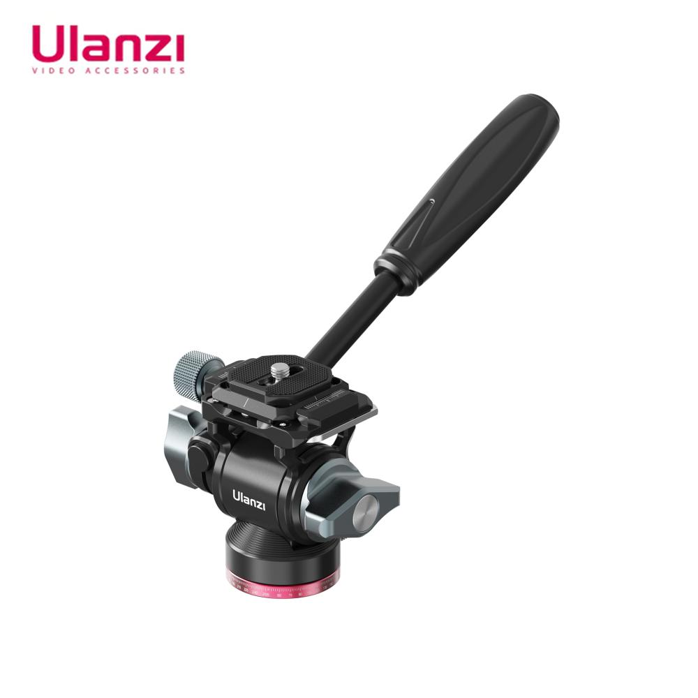 

Ulanzi U-190 Компактная видео жидкость Головка Пан Наклон Штатив Голова Панорама Шариковая головка Штатив Крепление Алюминий