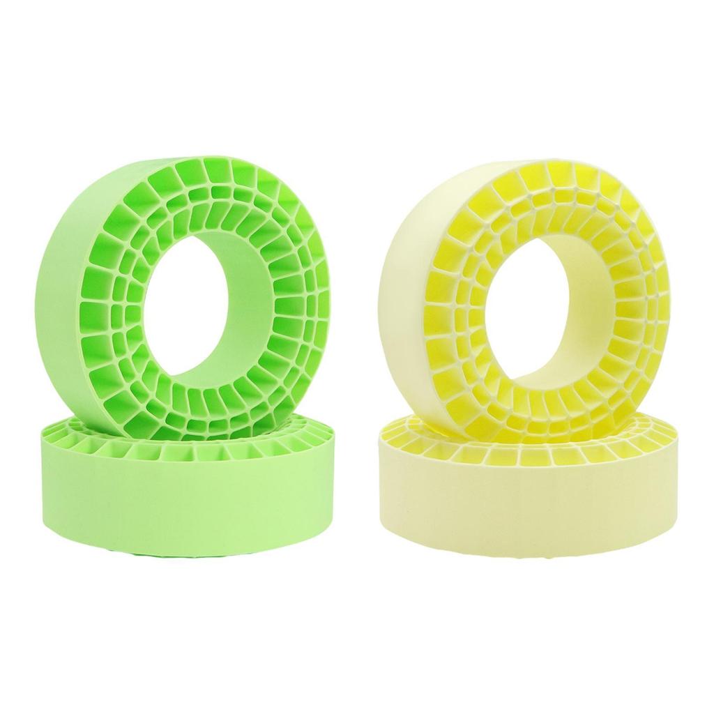 2Pcs Tire Inserts for 1/10 RC Crawler Trucks Waterproof Enhanced Traction Grip Cushioning Can Trim 1 10 Scale RC Car Accessories