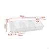 Garlic Ginger Storage Basket for Household Restaurant Farmhouse Black 2 Grids