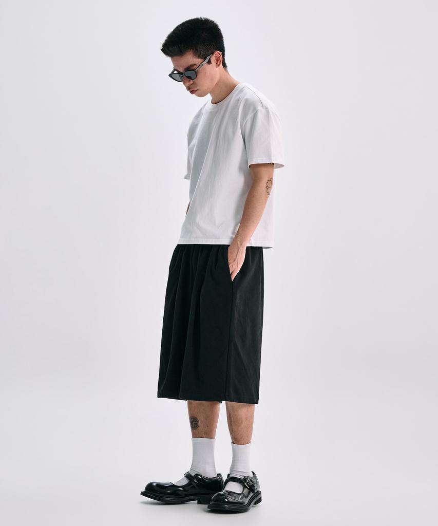 TAKEASY Essential Half Sweatpants (Black)