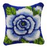 Flowers Plants Series Latch Hook Kit Butterfly Handmade Embroidery Pillow 3d Segment Embroidery Pillow Wool Handcraft Supplies 