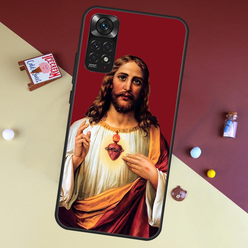 Jesus Christ God For Xiaomi Redmi Note 11 Pro Case For Redmi Note 8 9 12 10 Pro 9S 10S 11S 9A 9C 10C Cover