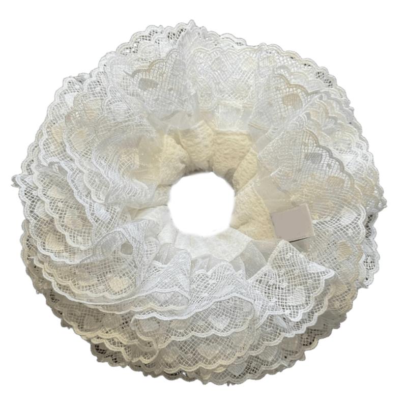 

Unique Lace Hair Accessory Scrunchies Hair Ornament Oversized Hair Tie Offering Style And Fashion For Fashion Women