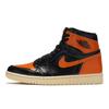 Air 1 Retro High OG Shattered Backboard 3.0 Erkek Spor Ayakkabı Siyah Soluk-Vanilya-Denizyıldızı 555088-028