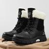 Men's Outdoor with Thick Velvet and Warmth Snow Boots Cotton Shoes Waterproof and Cold Proof Long Boots Simple Elegant Design