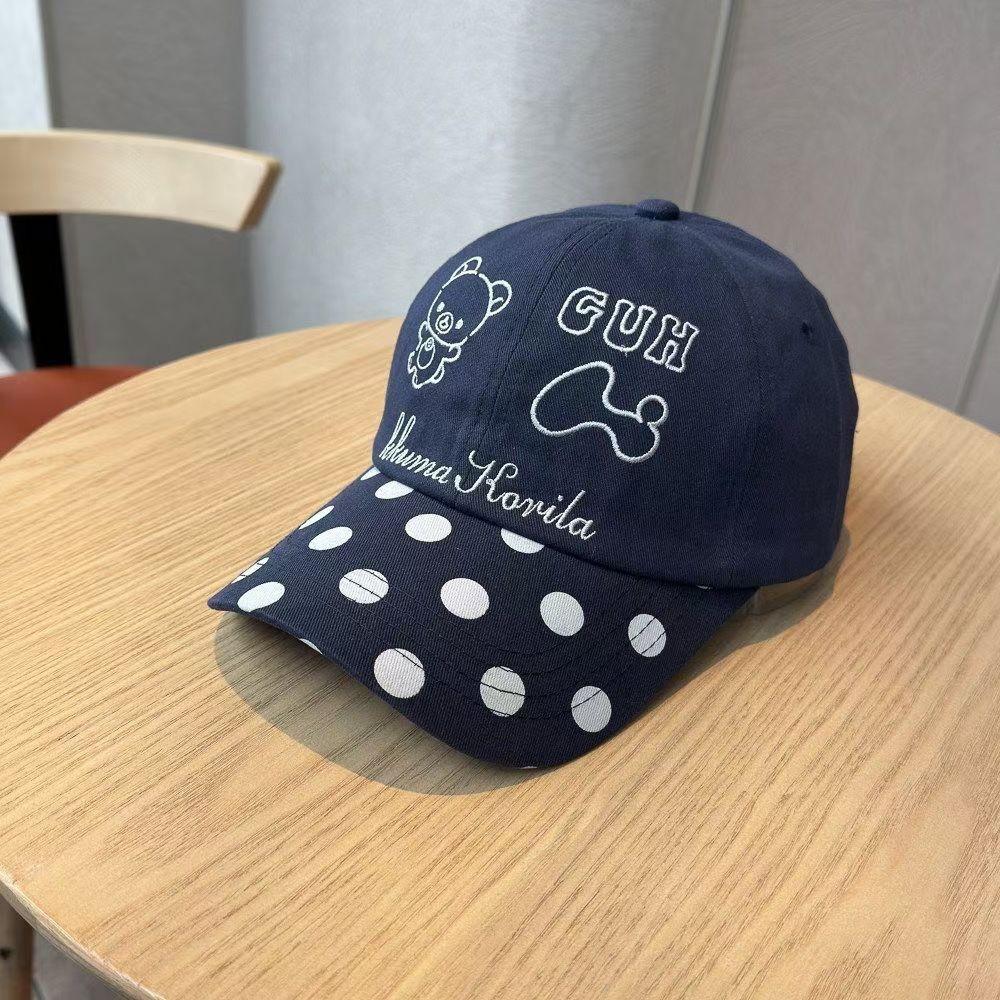 Cotton Baseball Cap With Breathable Wide Brim For Casual Wear