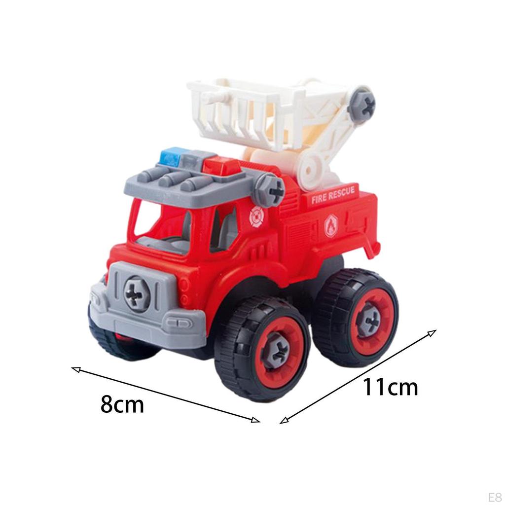 Children Construction Truck Screwdriver Toy DIY Take Apart Montessori Educational Ages 3 4