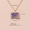 Vintage Style Book Pendant Necklace Antique Porcelain Pendant Necklace  Jewelry Accessory