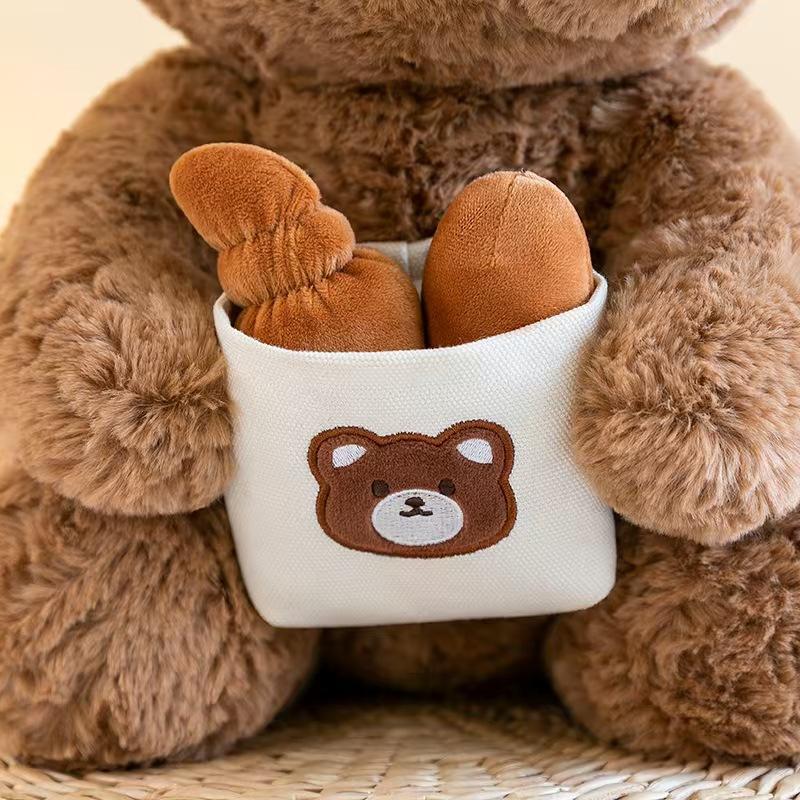 Cute Hug Bear Pastry Artist Plush Toy Baker Bear Doll Children'S Pillow Gift Toy Ornament