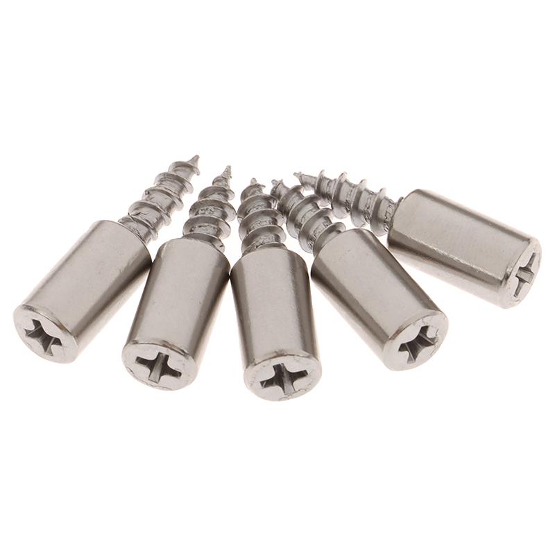 20/30Pcs Support Multifunction Fixed Cabinet Rack Nail Self-Tapping Integrated Screw Clapboard Holder Laminate Support Nail