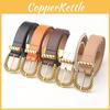 Korean Vintage Belt For Women With Classic Pin Closure And Wide Design