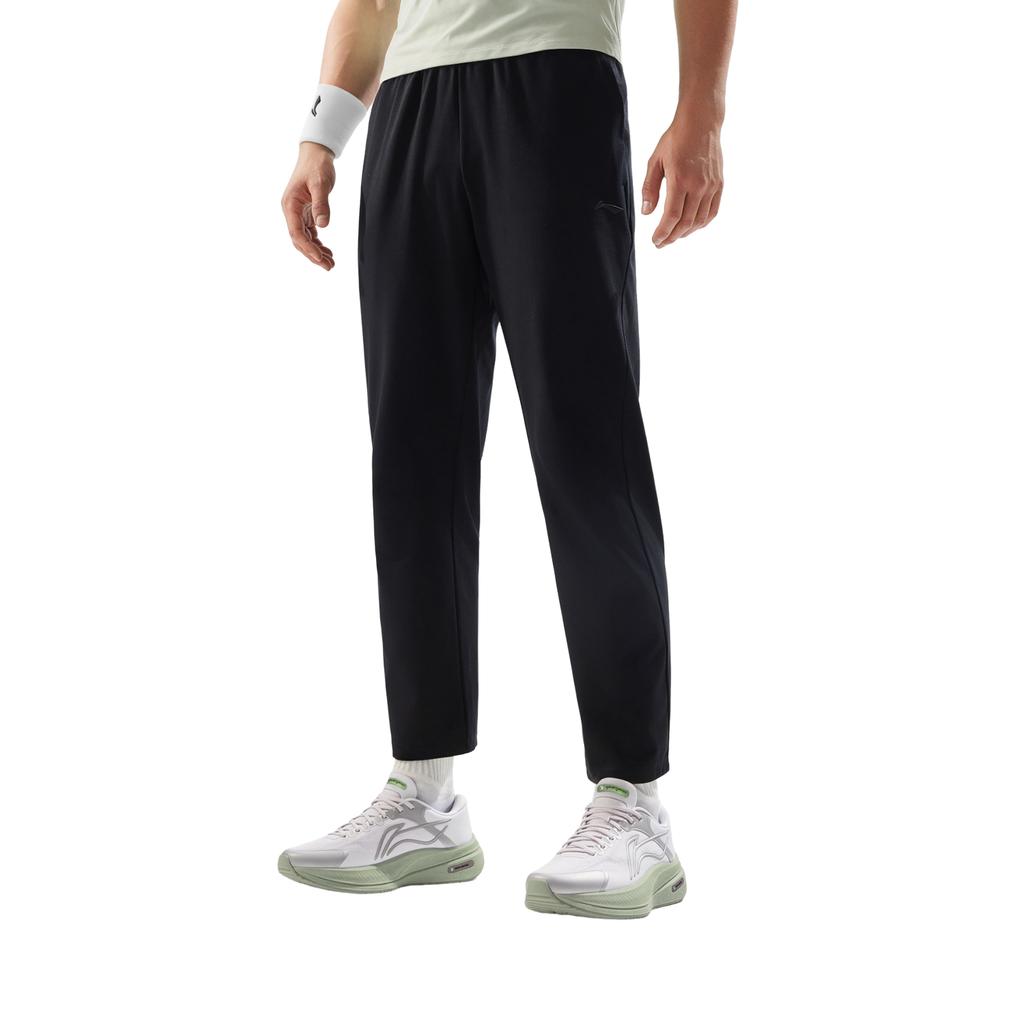 Li Ning Fitness Series Windproof Water-Repellent Logo Casual Pants Men pants AYKW067-1