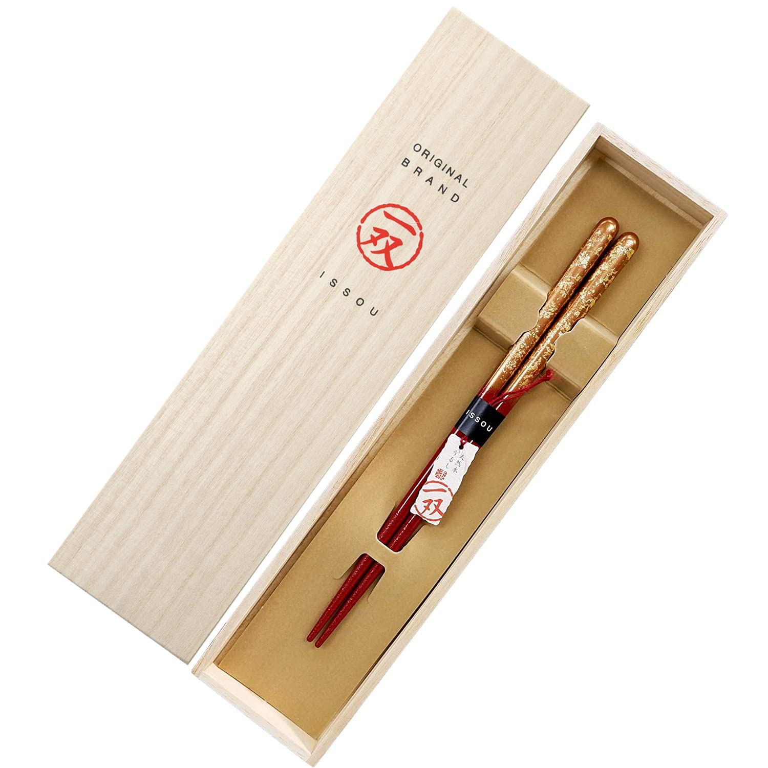 

One pair of Zuiun one in a paulownia wood women s shoes, pair, box, red.
