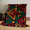 Geometric Tribal Pattern Blanket Patterned Blanket, Flannel, Suitable for All Seasons, Home Decor, Warm and Cozy