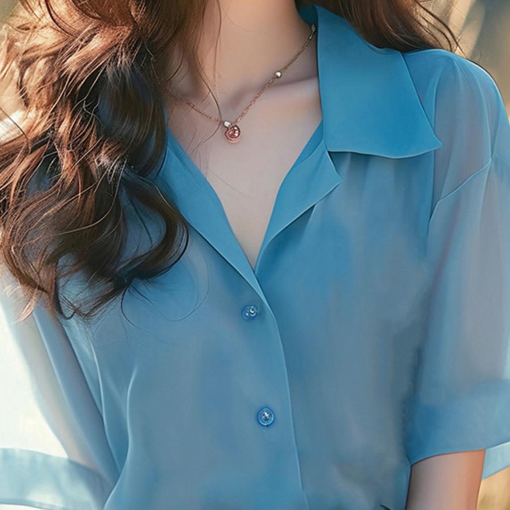 French High-End Sense Niche Unique Exquisite Shirt for Women