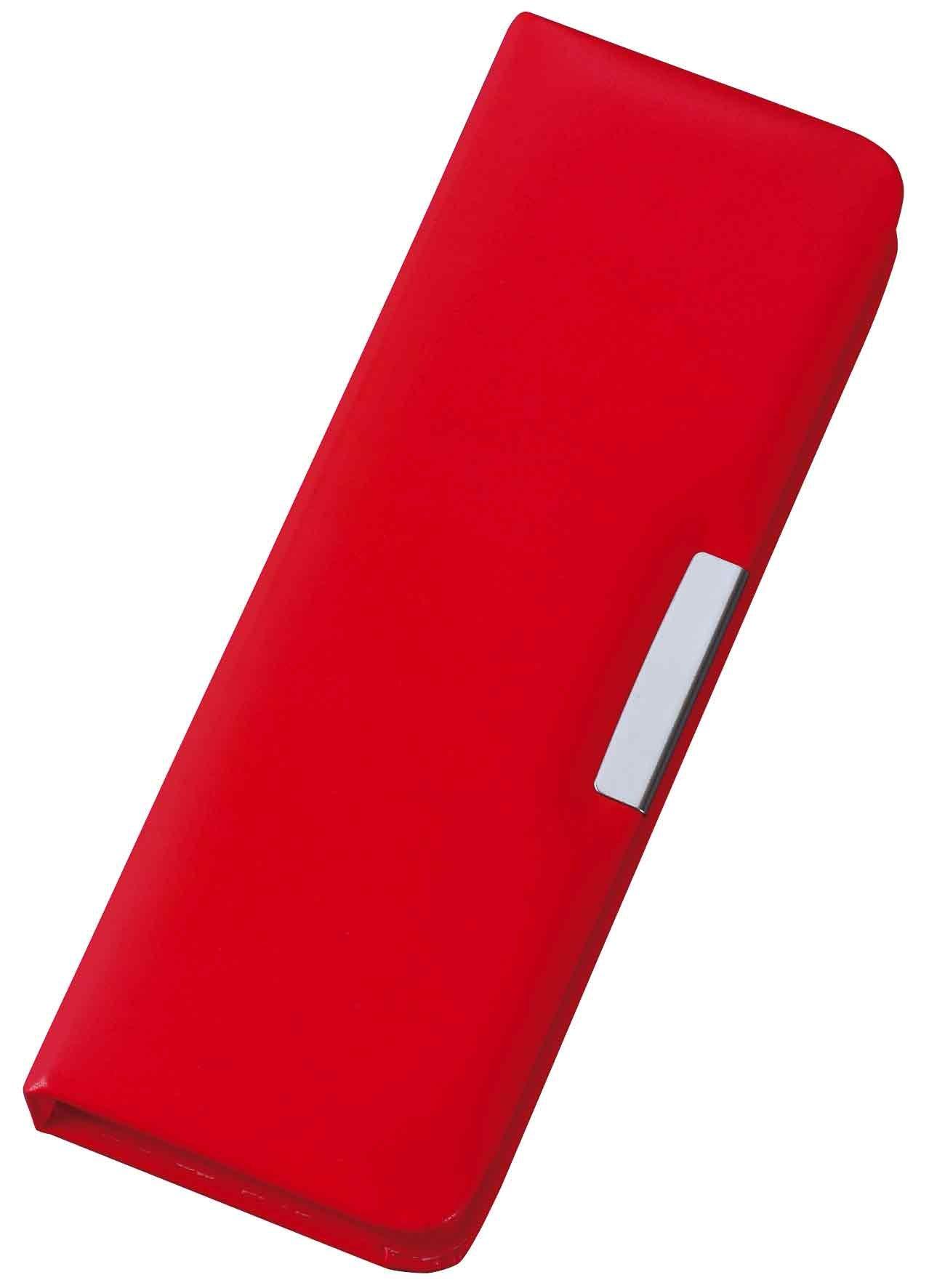 Raymay Fujii Pencil Single Synthetic FB130R Case, Opening, Leather, Red,