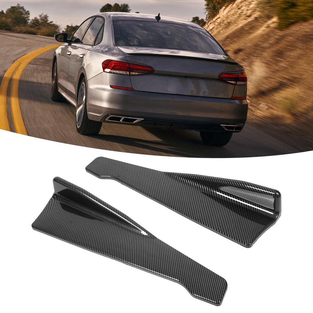 2 st 35 cm Bakre stötfångare Canard Läpp Splitter Vänster Höger Nedre Splitter Spoiler Karosskit Ersättning för Seat