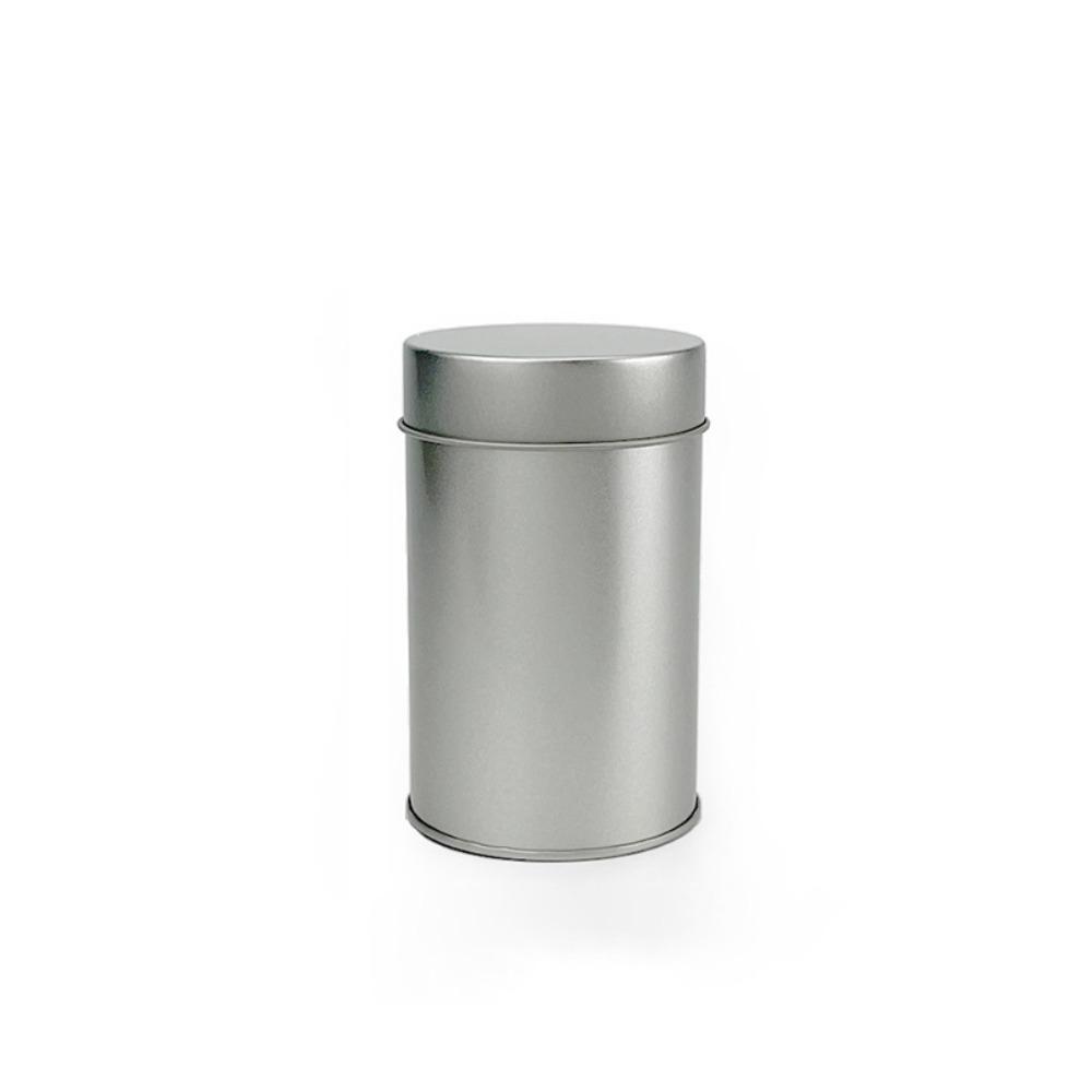Double Seal Lid Tea Storage Tin Dust-resistant Tea Storage Box Tinplate Tea Canister Candy S серебряный
