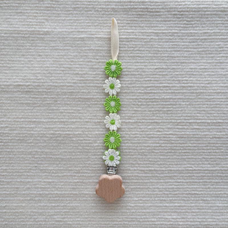 INS Korean Baby Pacifier Anti-Drop Chain and Teether Clip - Little Daisy Lanyard