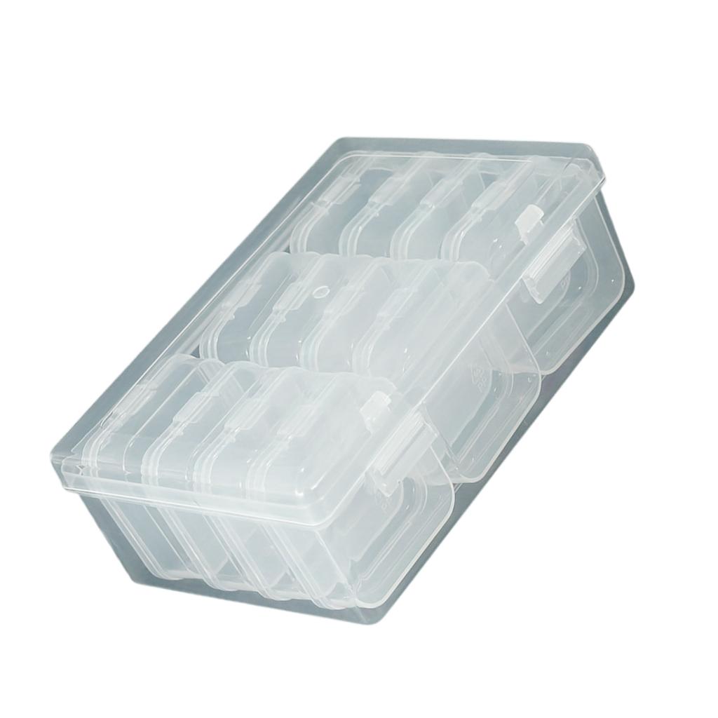 Multipurpose Storage Solution Various Slot Plastic Boxes Stackable Craft Organizers for Projects Gear Small Accessories